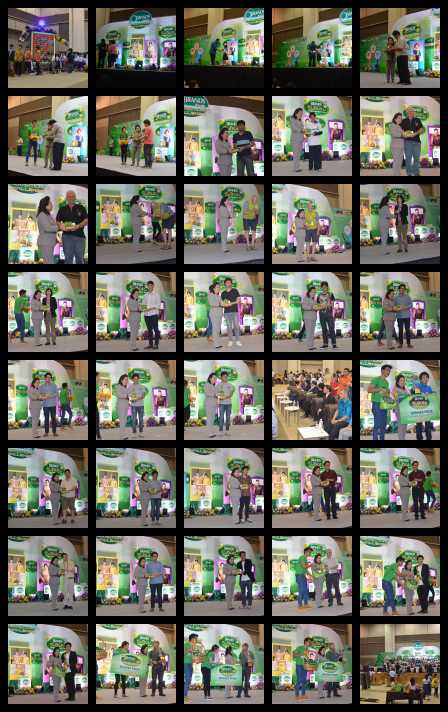 contact sheet