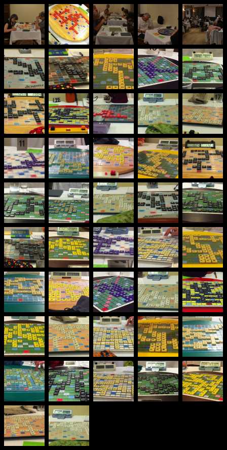 contact sheet