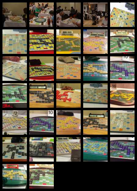 contact sheet